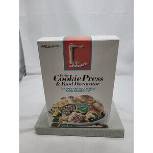 Vintage HUTZLER Petite Cookie Press and Food Decorator New